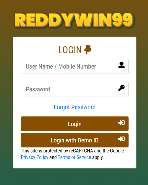 Withdrawal Register ReddyWin99