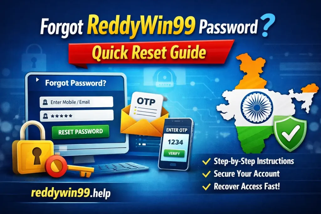 ReddyWin99 Forgot Password